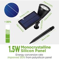 Oco Life Solar Powered Outdoor Spotlight